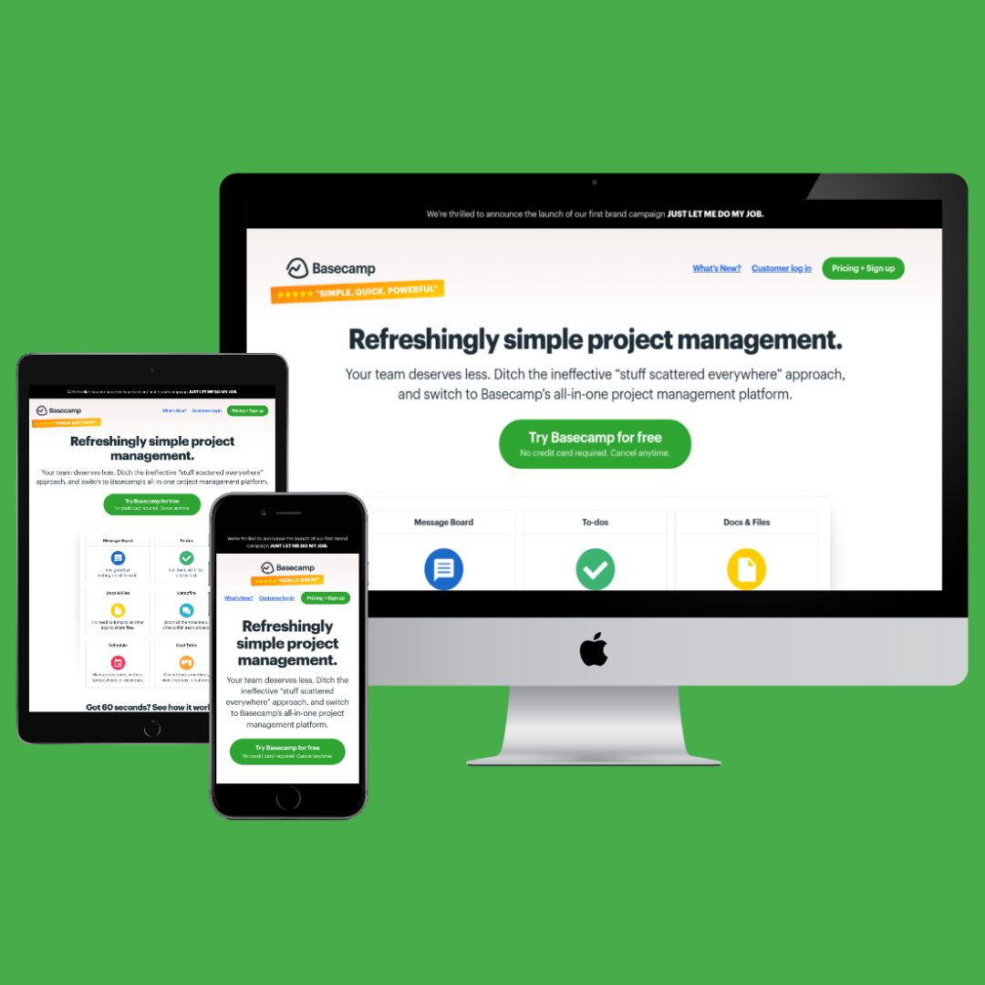 Basecamp – Team Collaboration Platform